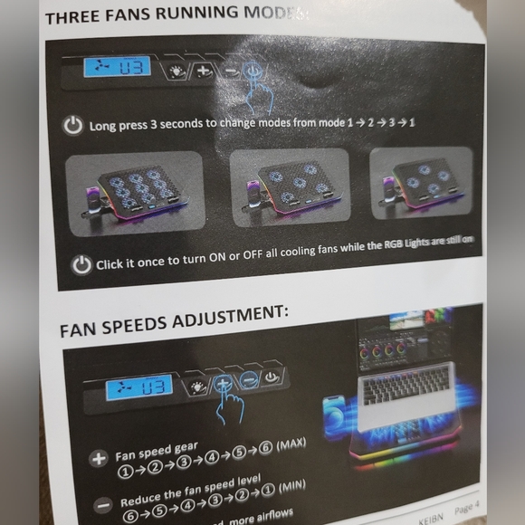 KeiBn laptop cooling pad - Picture 6 of 6